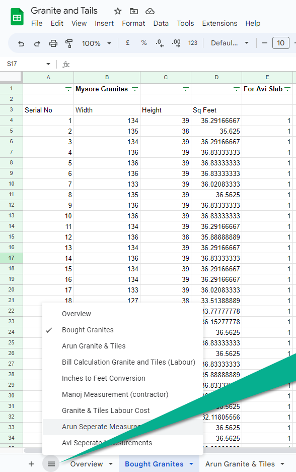 House Construction Expenses (Our's)
