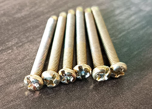 manufacturer screws in electrical switch plates